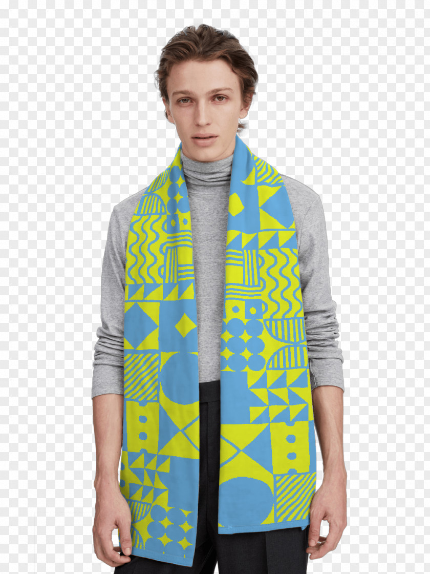 Ms. Zhuge Pattern Scarf Outerwear Stole Product PNG