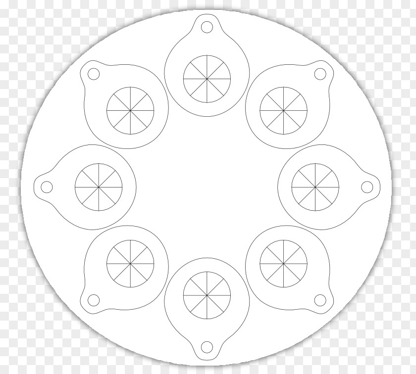 Circle White Line Art Point Angle PNG