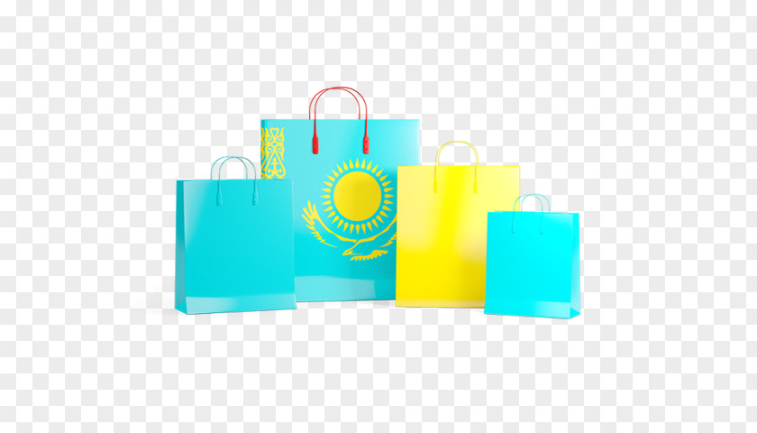 Flag Shopping Bags & Trolleys Of Kazakhstan Stock Photography PNG