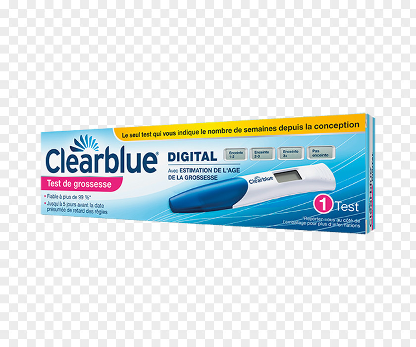 Single-Pack Clearblue Plus Pregnancy Test 2pkClearblue Digital With Conception Indicator PNG