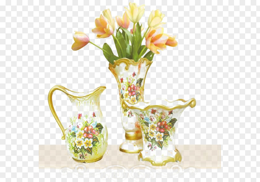 Vases Of Various Shapes Floral Design Vase Crock PNG