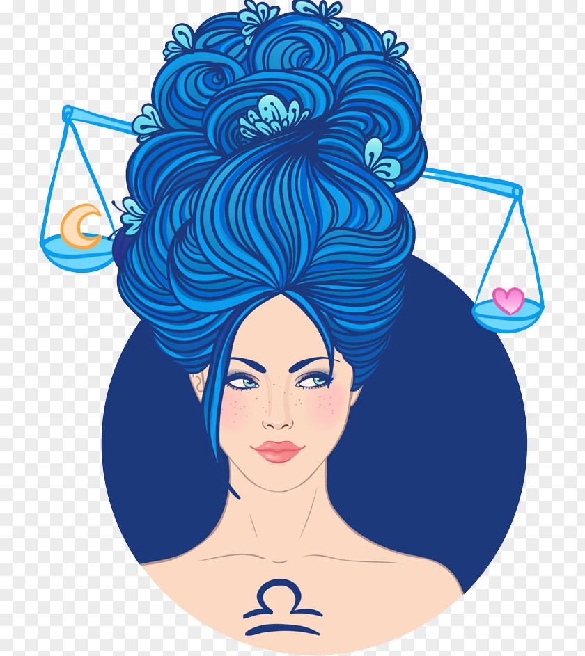 Balance Hairstyle Libra Astrological Sign Horoscope Astrology Zodiac PNG