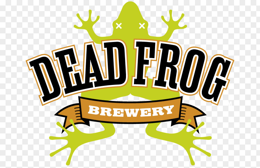 Beer Empório Da Cerva Dead Frog Brewery Logo PNG