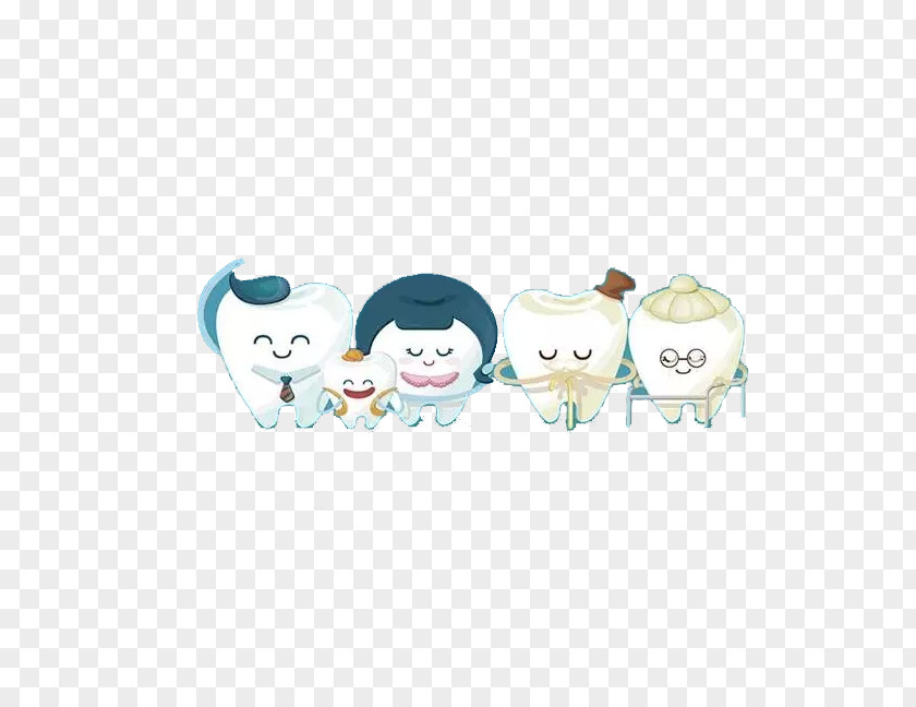 Cartoon Teeth Tooth Mouth Gums Dentistry PNG