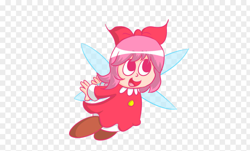 Fairy Illustration Clip Art Design Pink M PNG