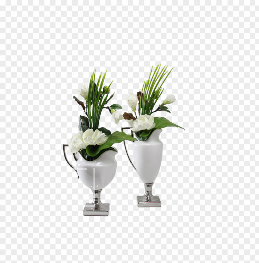 Retro Vase A Of Flowers Floral Design PNG