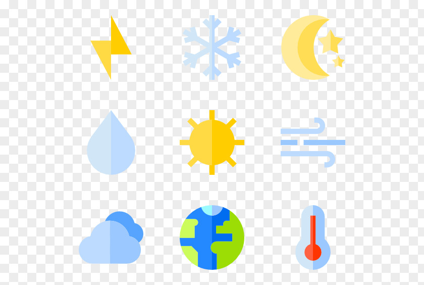 Weather Flat Design Clip Art PNG