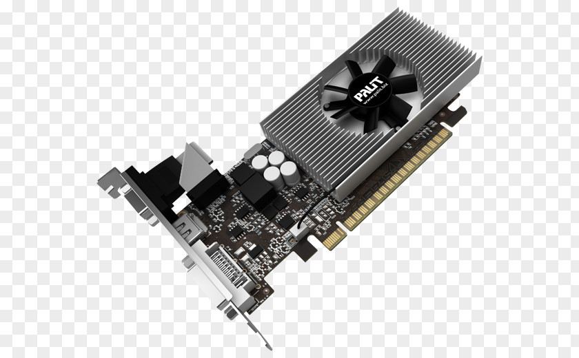Graphics Cards Video Adapters & NVIDIA GeForce GT 730 Central Processing Unit Palit DDR3 SDRAM PNG