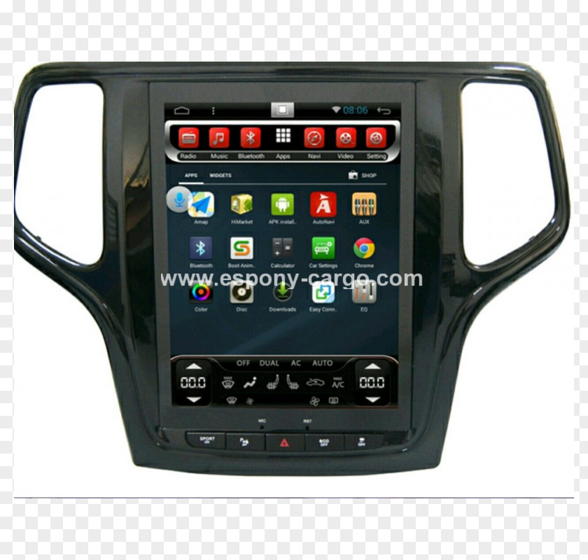 Jeep Grand Cherokee Liberty GPS Navigation Systems Car PNG