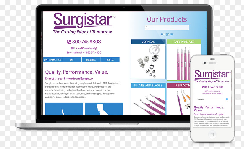 Microsite Web Page Long Tail Surgistar Inc Index Term PNG
