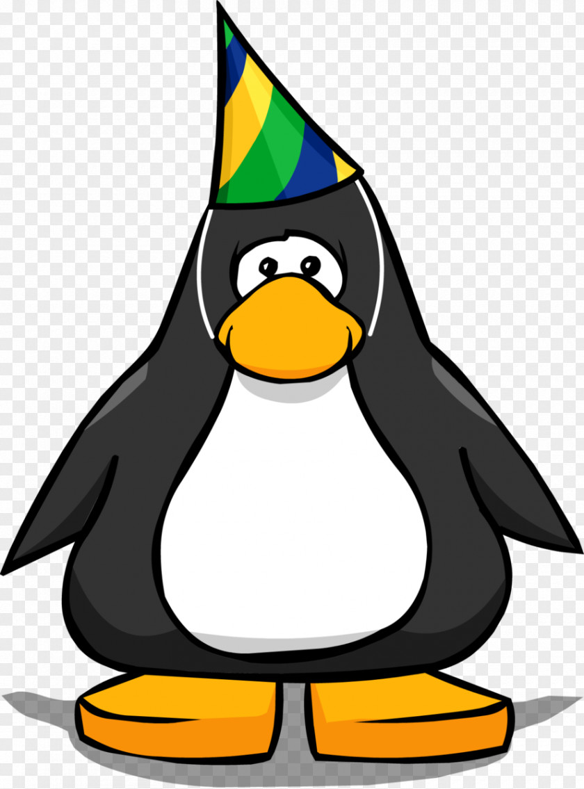 Penguin Club Party Hat Clip Art PNG