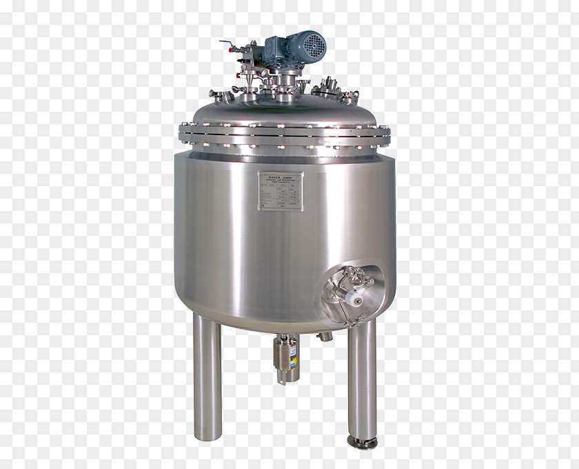 Pressure Vessel Machine Chemical Reactor Mixing Industry Heat PNG