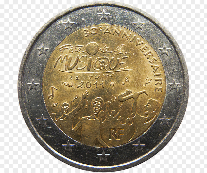 Commemoration 2 Euro Commemorative Coins Coin PNG