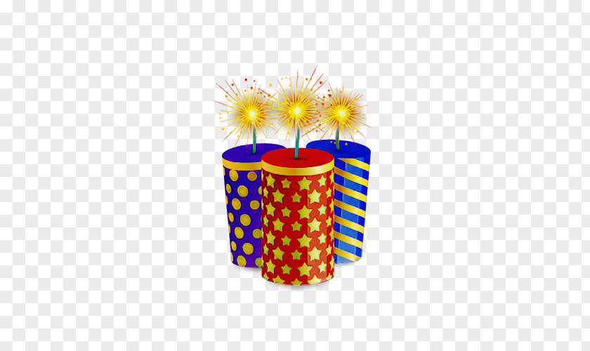 Party Supply Cylinder Birthday Candle PNG