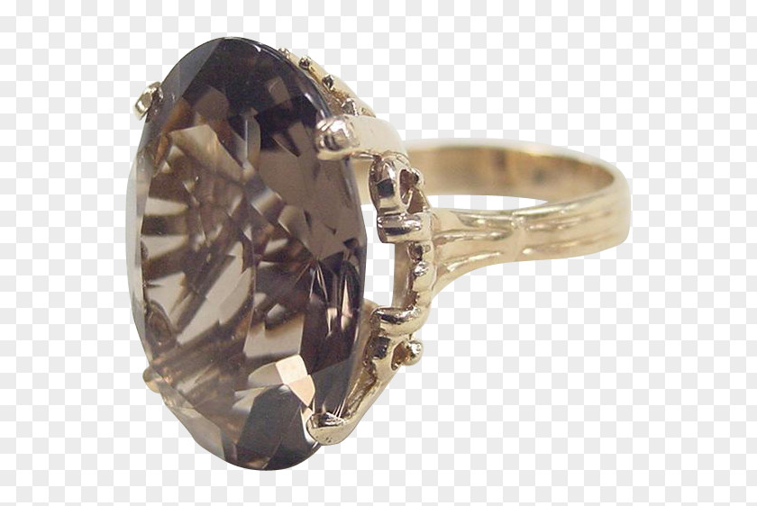 Ring Gold Body Jewellery Smoky Quartz Silver PNG