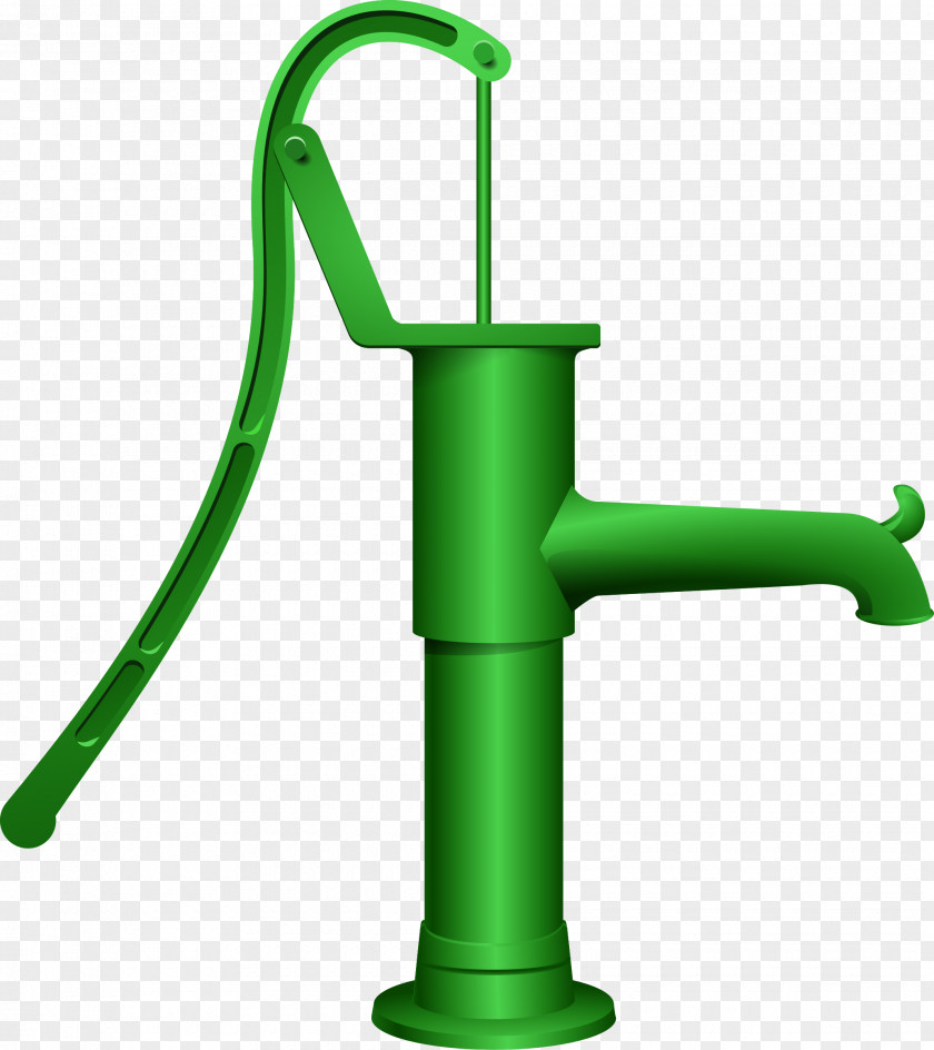 Well Hand Pump Water Clip Art PNG