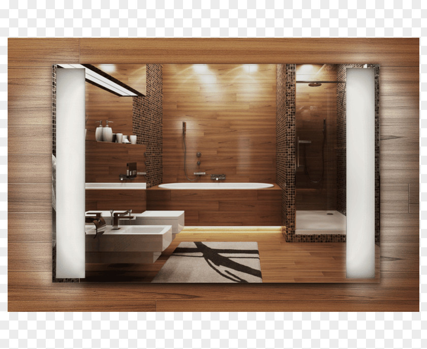 Wood Bathroom Badezimmer Design Carrelage PNG