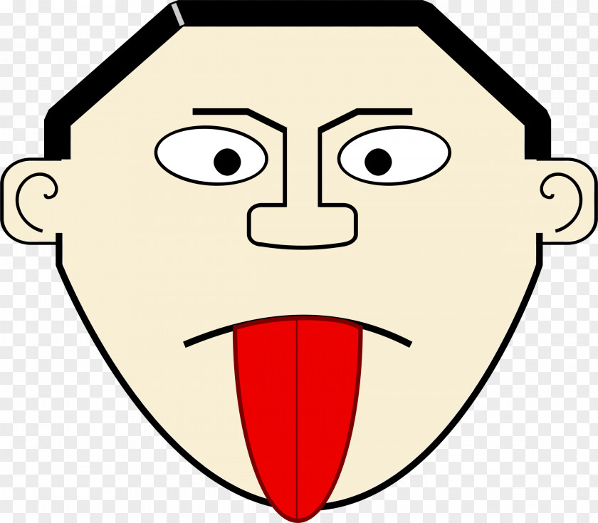 Cartoon Face Smiley Tongue Emoticon Clip Art PNG