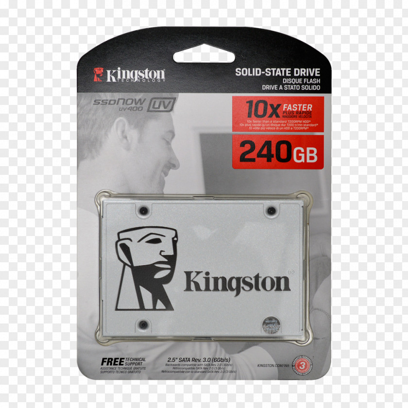 Computer Solid-state Drive Kingston SSDNow UV400 Technology Serial ATA Hard Drives PNG