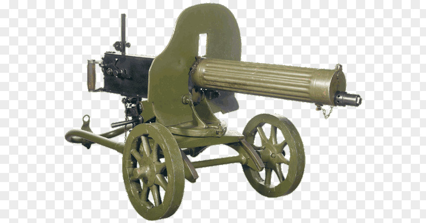 Machine Gun First World War Maxim Heavy MG 08 PNG