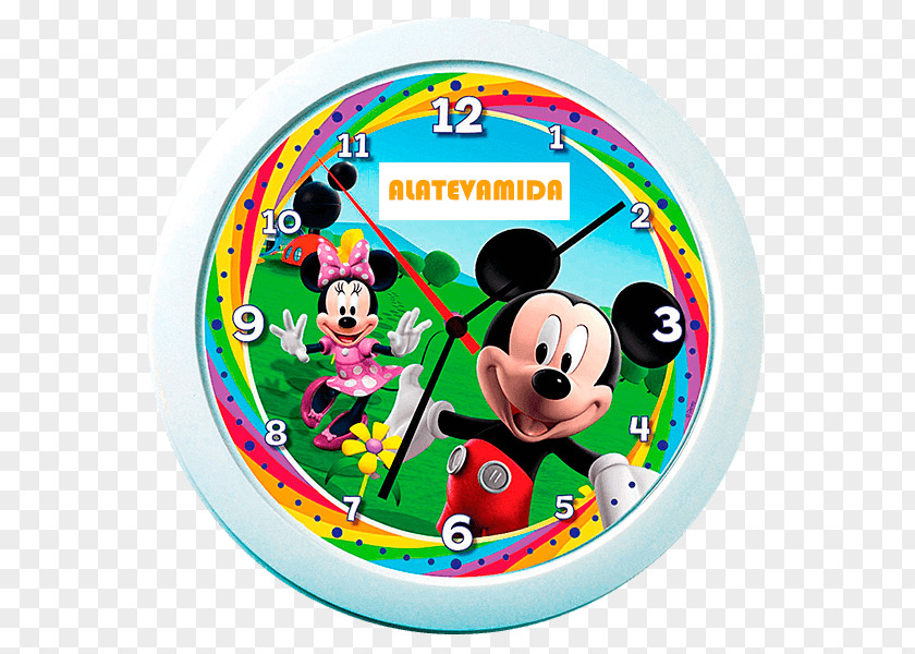 Minnie Mouse Dance Recreation Clock PNG