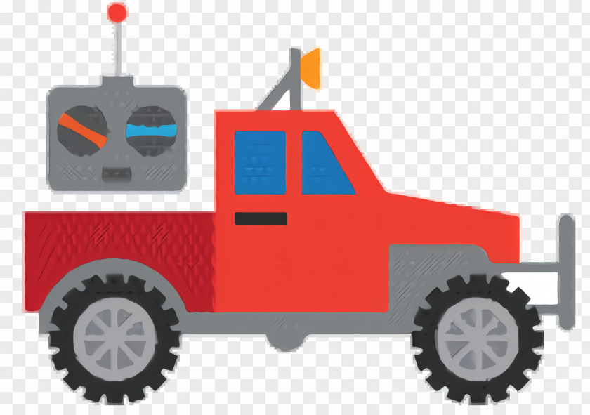 Police Car Jeep Monster Cartoon PNG