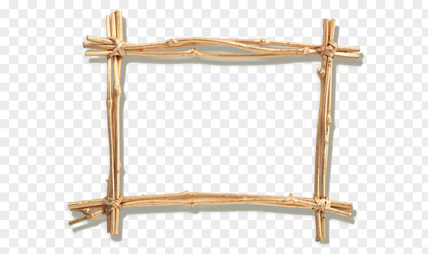 Real Wood Frame Branch Picture PNG
