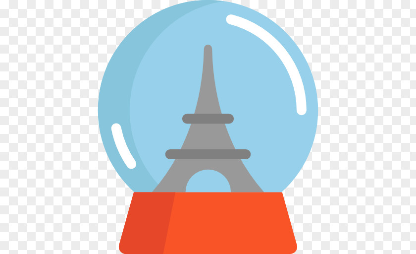 A Glass Ball Eiffel Tower Icon PNG