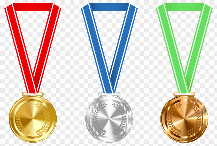 Gold Silver And Bronze Medals Clipart Image Medal Award Clip Art PNG