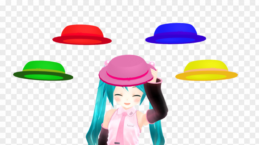 Hat Fedora Sun MikuMikuDance Party PNG