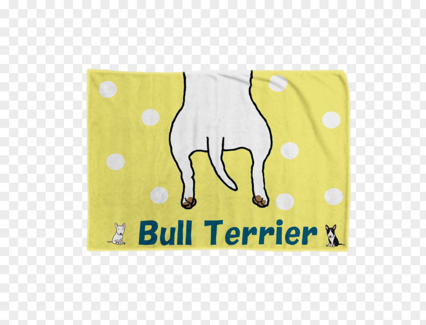 Minne Bull Terrier Towel Place Mats Blanket Rectangle PNG