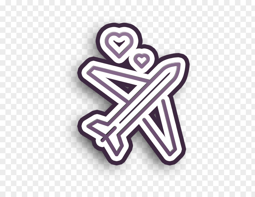 Symbol Logo Honeymoon Icon Travel Wedding PNG
