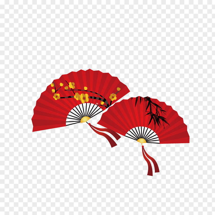 Vector Chinese Fan China Paper Hand Icon PNG