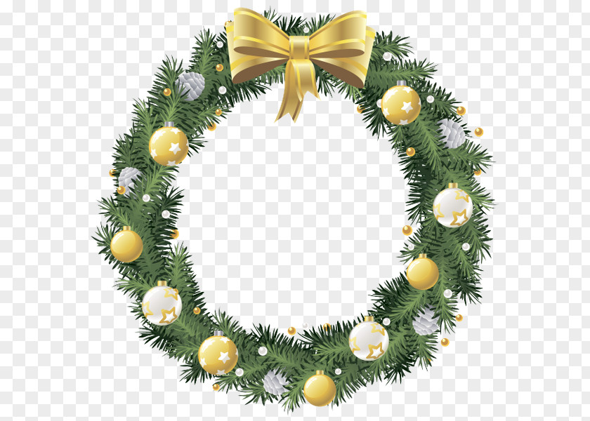 Christmas Decoration Tree Garland Card PNG