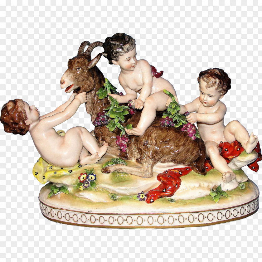 Figurine Bisque Porcelain Capodimonte Sculpture PNG