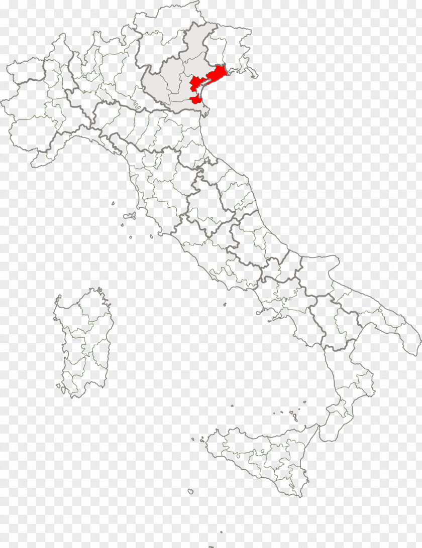Map Province Of Nuoro Cagliari Sassari Ogliastra Regions Italy PNG