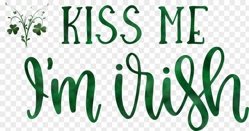 Saint Patrick Patricks Day Kiss Me PNG