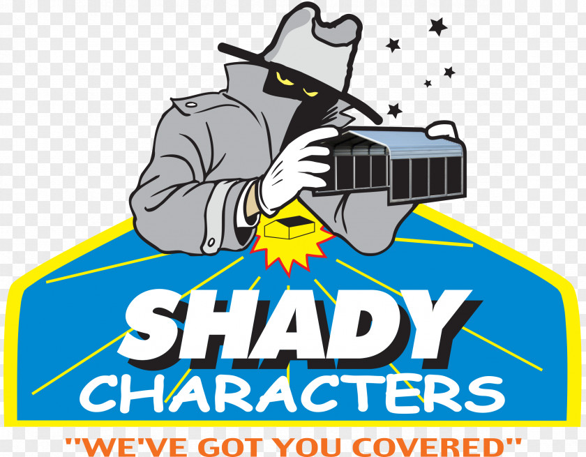 Shady Characters Illustration Logo Clip Art Image PNG