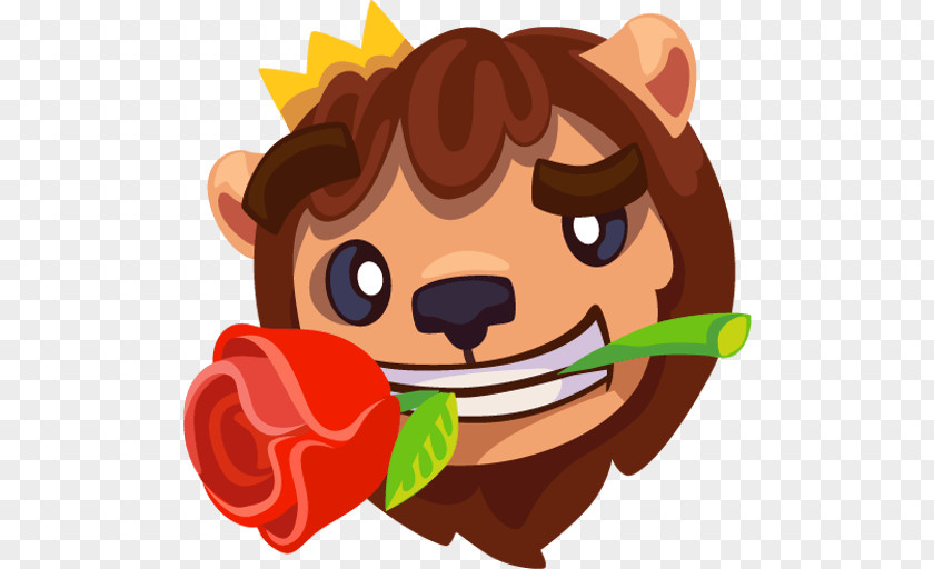 Sticker Telegram VKontakte Leo The Lion PNG