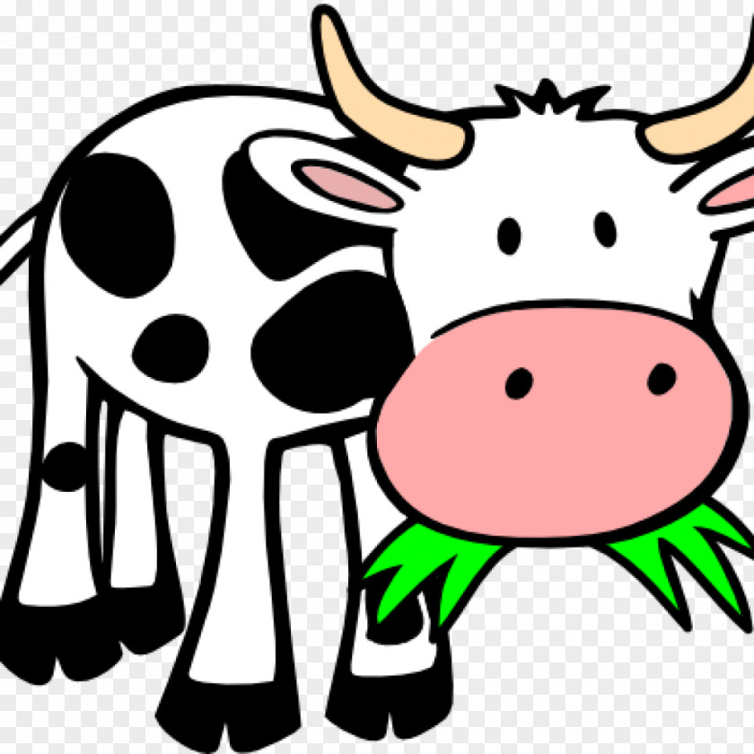 Cartoon Cow Cattle Look At! Farm Animals Clip Art Livestock PNG