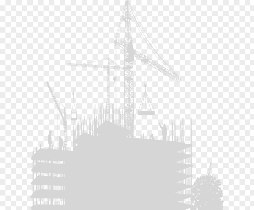 Crane Vehicle City Cartoon PNG