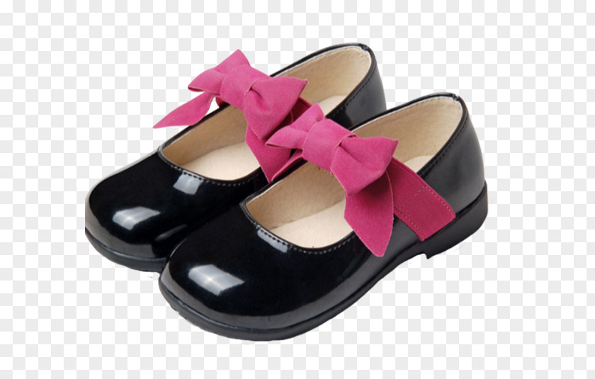 Korean Girls Princess Small Heels Dress Shoe Child Leather Boot PNG