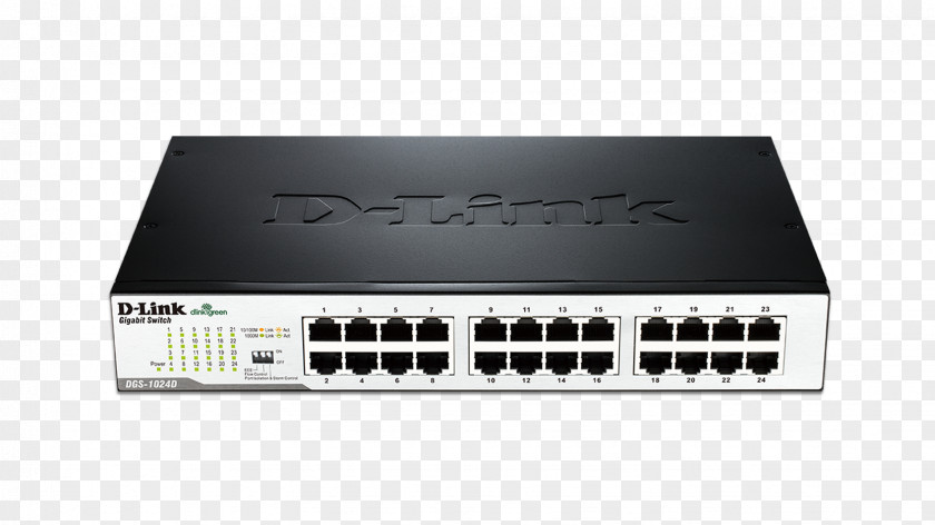 Port Gigabit Ethernet Network Switch D-Link DGS-1024D Dell PNG