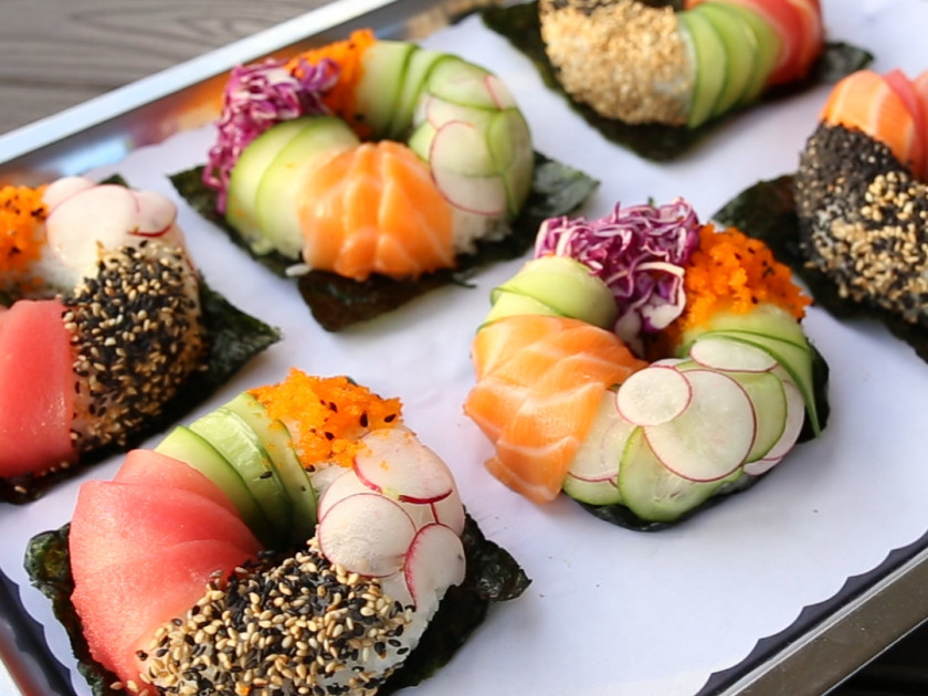 Sushi Donuts Japanese Cuisine Poke Food PNG