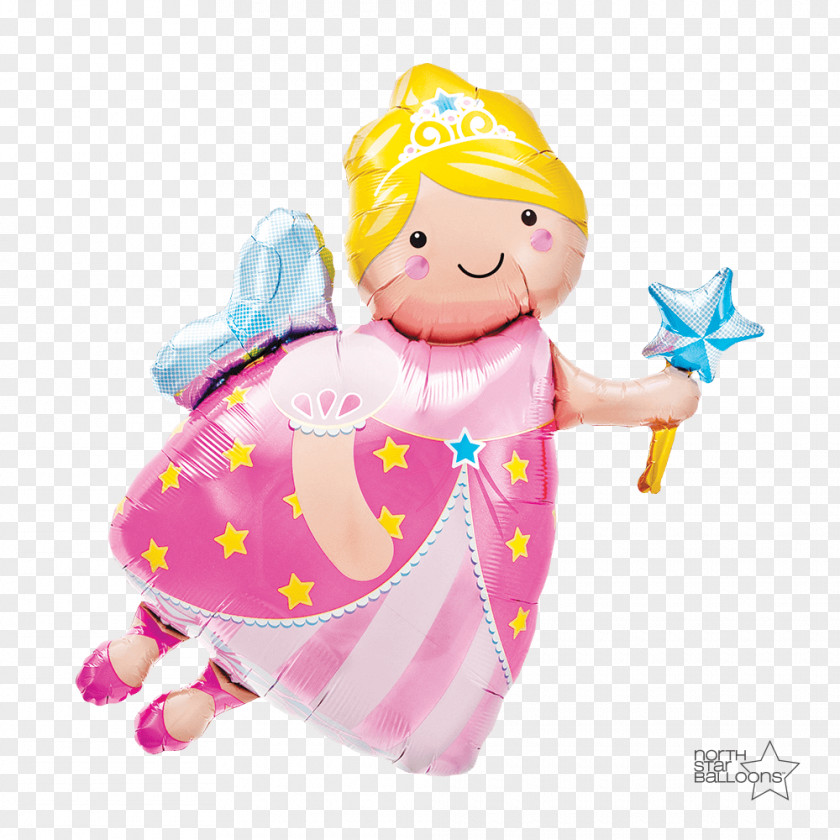 Doll Balloon Fairy Godmother Aluminium Foil Toy PNG