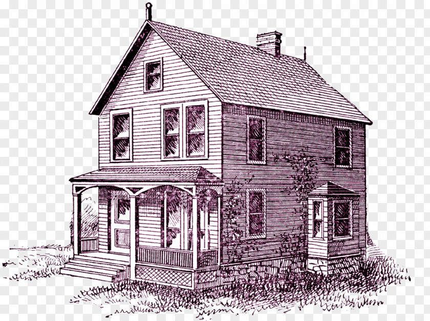 Farmer House Drawing Porch Clip Art PNG