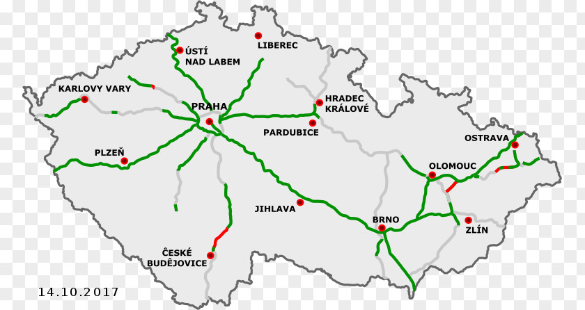 Controlledaccess Highway D1 Motorway D6 D0 Highways In The Czech Republic D4 PNG