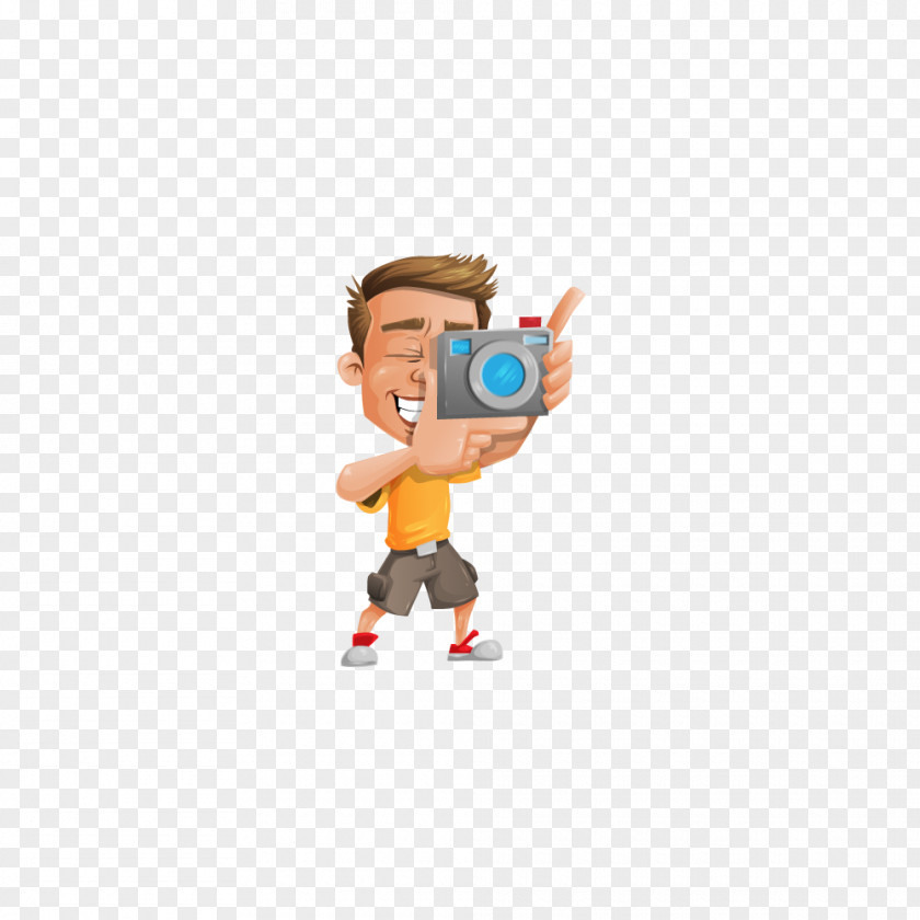 Creative Photographer Photography Character Illustration PNG
