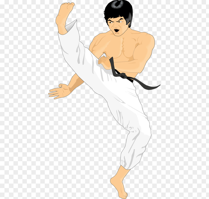 Handsome Man Karate Animation Martial Arts Clip Art PNG
