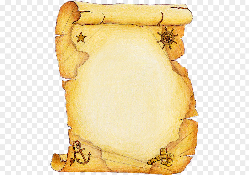 Painting And Calligraphy Box Decoration Treasure Map Piracy Buried Clip Art PNG